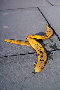Banana slipped