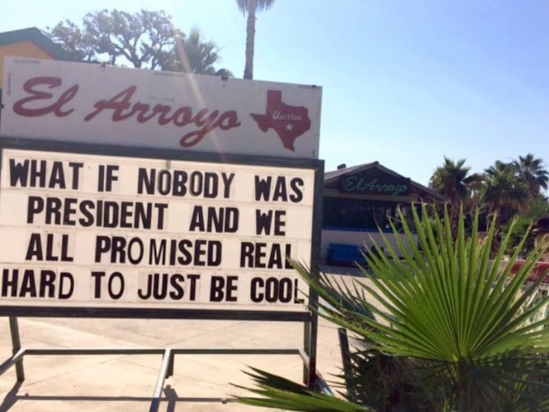 What if Nobody Was President