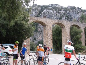 Cyclists in Mallorca