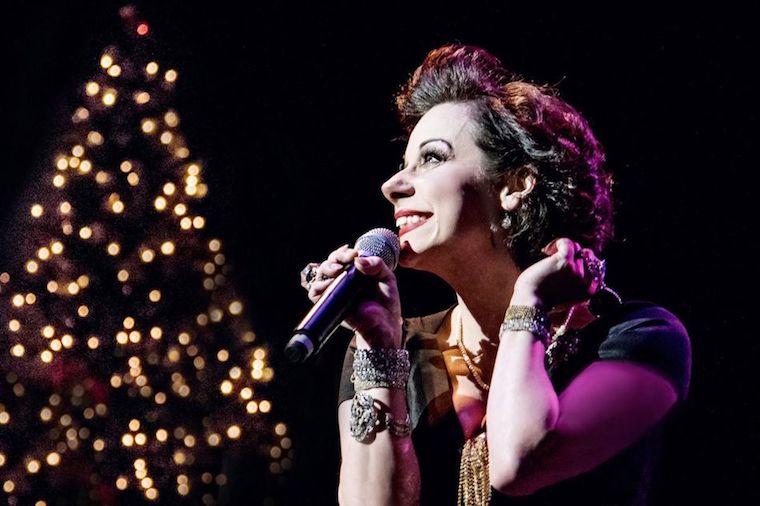 holiday shows Angela Ingersoll in “The 12 Dames of Christmas”