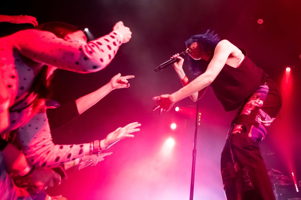 K.Flay performs at Park West in Chicago on Feb. 26, 2022.