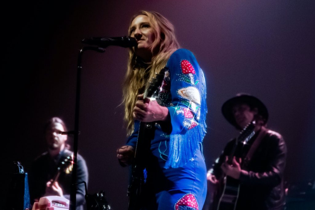 Margo Price performs at The Vic Theatre in Chicago on Feb. 21, 2023.