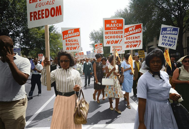 Civil rights march on Washington, D.C. on August 28th, 1963