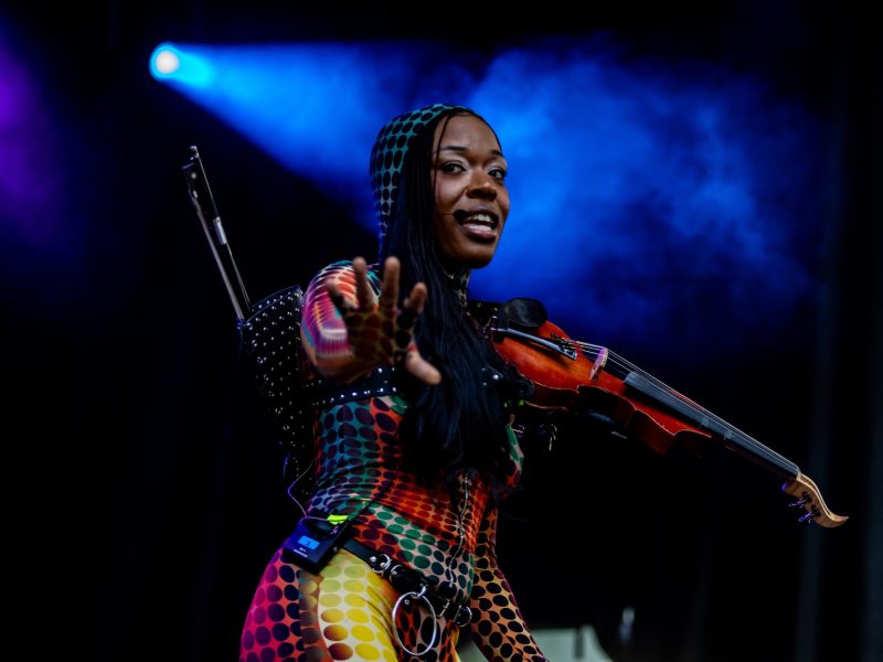 Sudan Archives performs at Pitchfork Music Festival in Chicago on July 19-21, 2024.