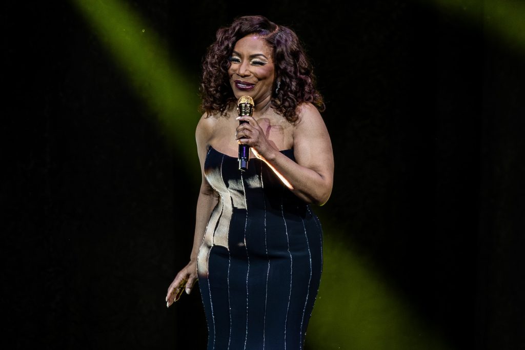 Stephanie Mills performs at the United Center in Chicago on May 30, 2025.