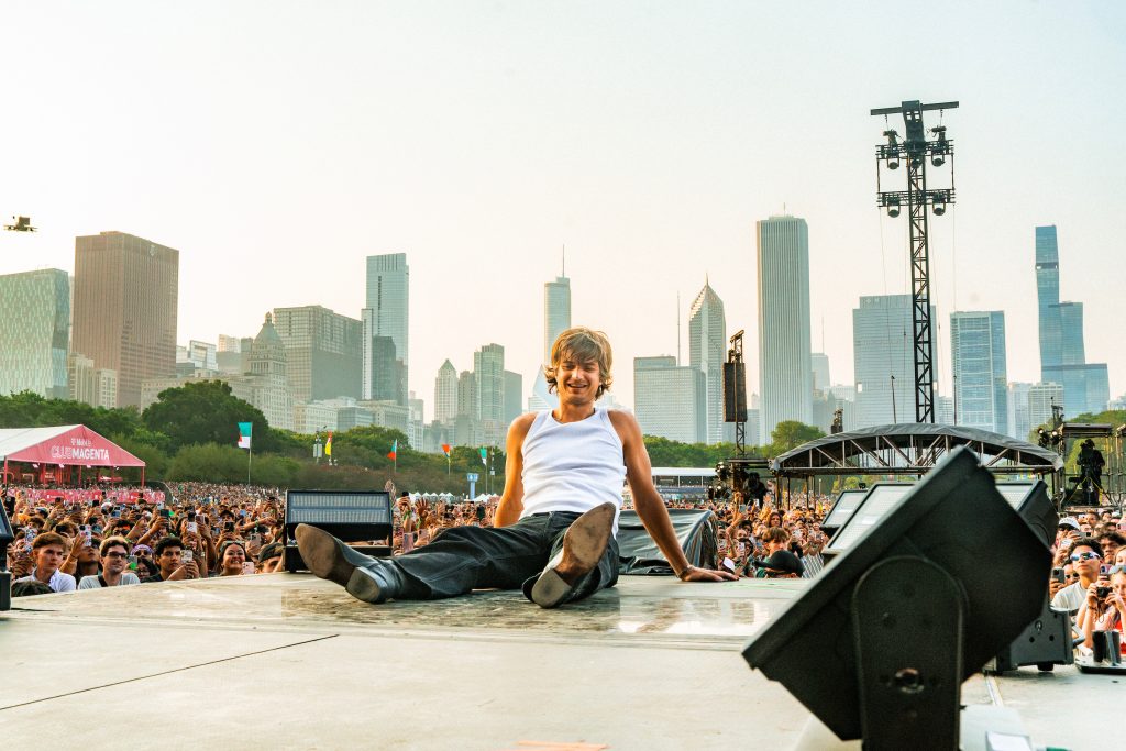 Djo performs at Lollapalooza in Chicago on Aug. 1, 2025. Photo Credit: Pooneh Ghana, Lollapalooza